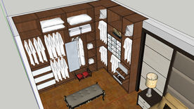 衣帽间室内草图大师SU模型