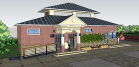 公园公厕建筑草图大师SU模型