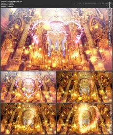 教堂桃心 唯美浪漫 婚礼背景