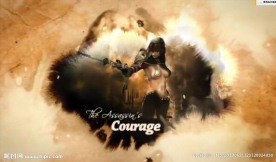 水墨晕染图文效果