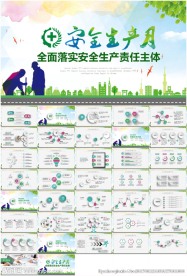 安全生产安全教育PPT模板
