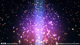 超炫彩色星光粒子背景