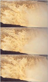 黄河壶口瀑布急流