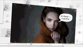 家庭素描相册展示