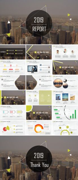 英伦风商务总结数据PPT