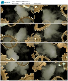 蒸汽朋克VJ动态背景素材高清