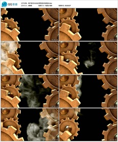 蒸汽朋克VJ动态背景素材高清