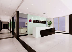 一层大厅前台效果图