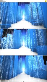 城市计算机代码穿梭