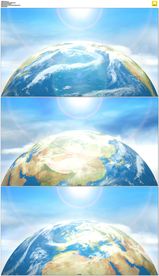 转动的地球背景