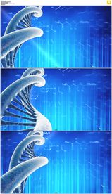 旋转的dna科技背景