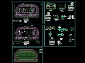 学校跑道施工图