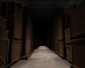 仓库木箱油桶运动素材