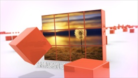 明亮3d魔方照片展示