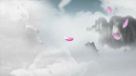 云雾缭绕古风山视频素材