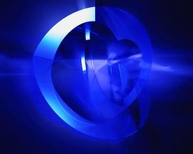 蓝色环形视频背景素材