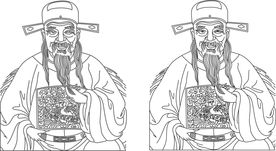 玉皇大帝张化孙雕刻图
