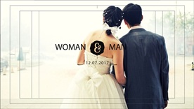 结婚婚礼标签文字动画