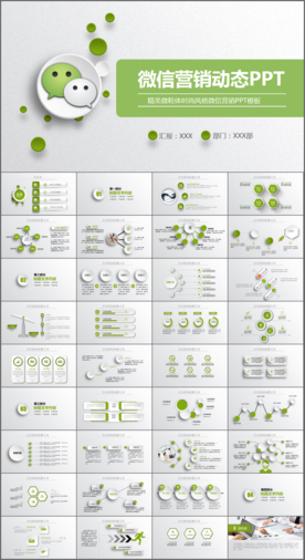 微信营销工作PPT模板