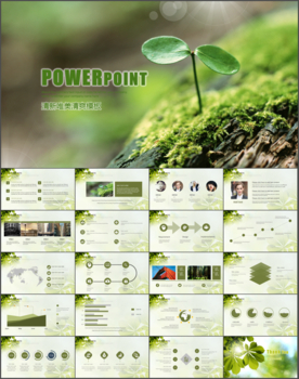 出土的种子绿色生物学校课件动态