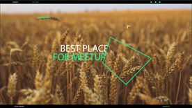 活动年会采访片段剪辑开场