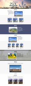 城市介绍网页模板