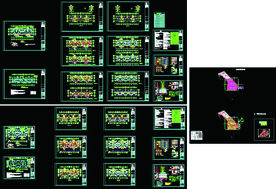 绿景水岸建筑结构电气水竣工图