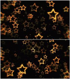 黄金五角星背景