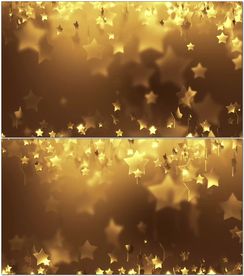 黄金星星动态背景