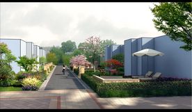 小区别墅效果图