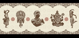 印度泰国风格装饰画