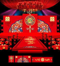中国风红色婚礼