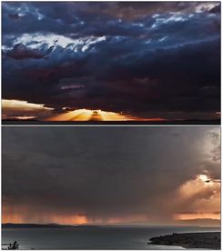 壮观云层流动延时摄影