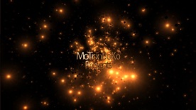 金色粒子文字图片主题模板