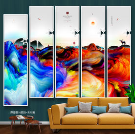 新中式 抽象油画 新风格