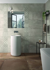 瓷砖效果图  洗手间  仿古砖