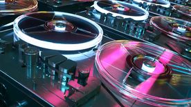 循环背景节奏动感3D舞台背景