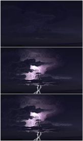 云层闪电动画