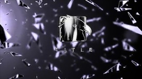 金属碎片logo演绎