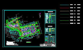 欣欣百合苑总平面及竖向布置图