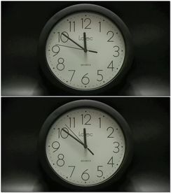 黑壳时钟秒针走动