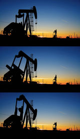 油井工作开采石油视频素材