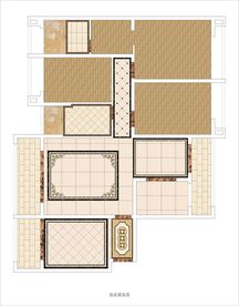 商品房地面铺装图
