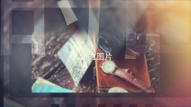 唯美文字蒙板图片展示