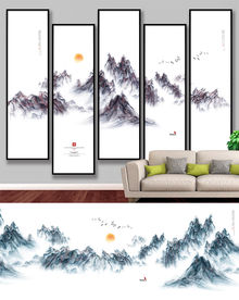 新中式 禅意山水画