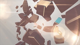 标识破碎演绎模版