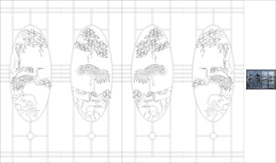 门玻 工艺玻璃菲林
