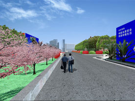 新钢公司某厂景观绿化改造工程