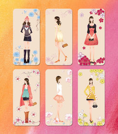 女孩手机壳图案