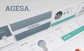 商务图表数据动态PPT模板